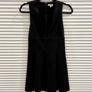 Black Velvet Mini Dress